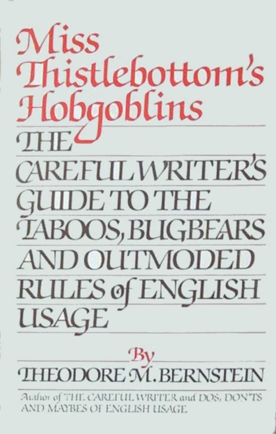 Miss Thistlebottom's Hobgoblins