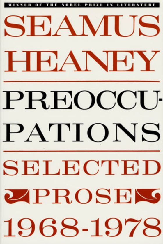 Preoccupations (e-bog) af Heaney, Seamus