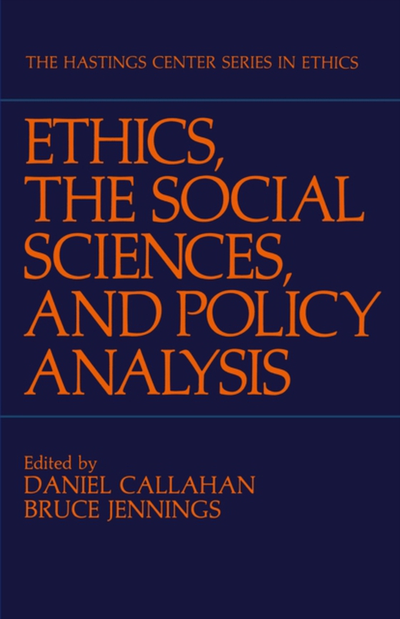 Ethics, The Social Sciences, and Policy Analysis (e-bog) af -