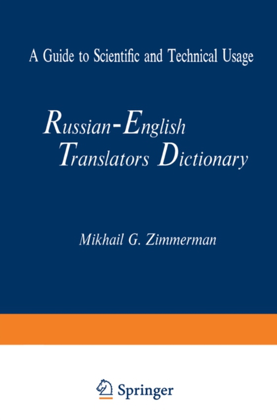 Russian-English Translators Dictionary (e-bog) af Zimmerman, Mikhail G.