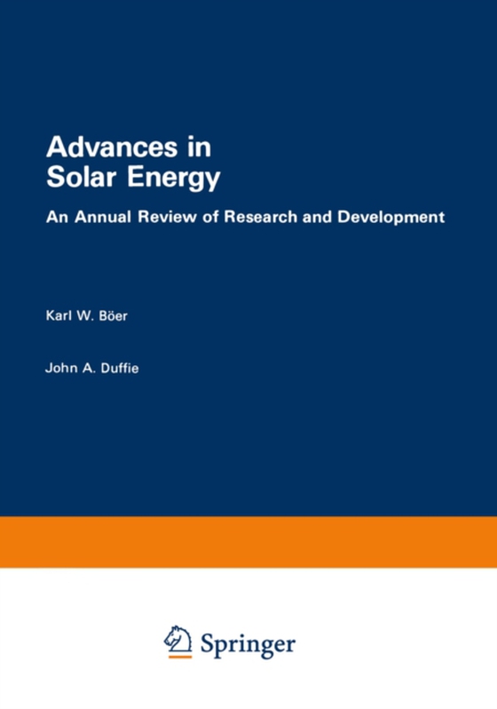 Advances in Solar Energy (e-bog) af -