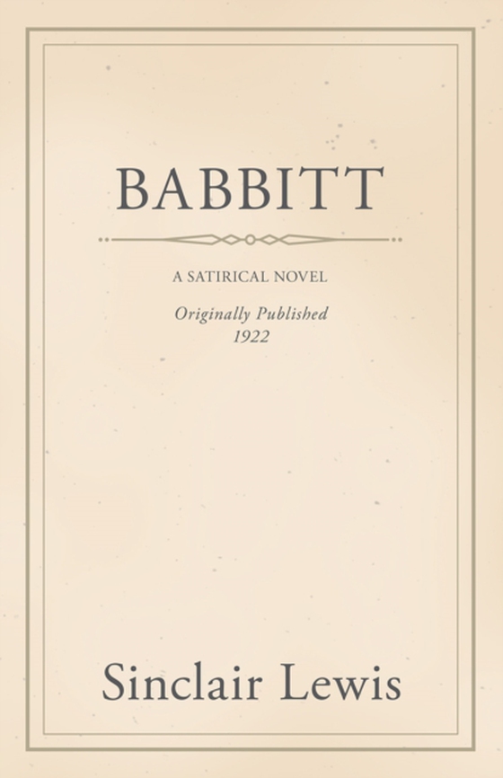 Babbitt (e-bog) af Lewis, Sinclair