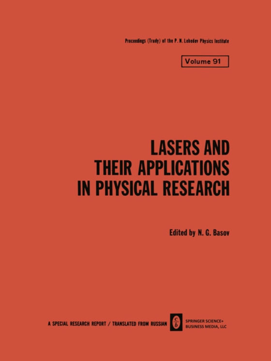 Lasers and Their Applications in Physical Research (e-bog) af -