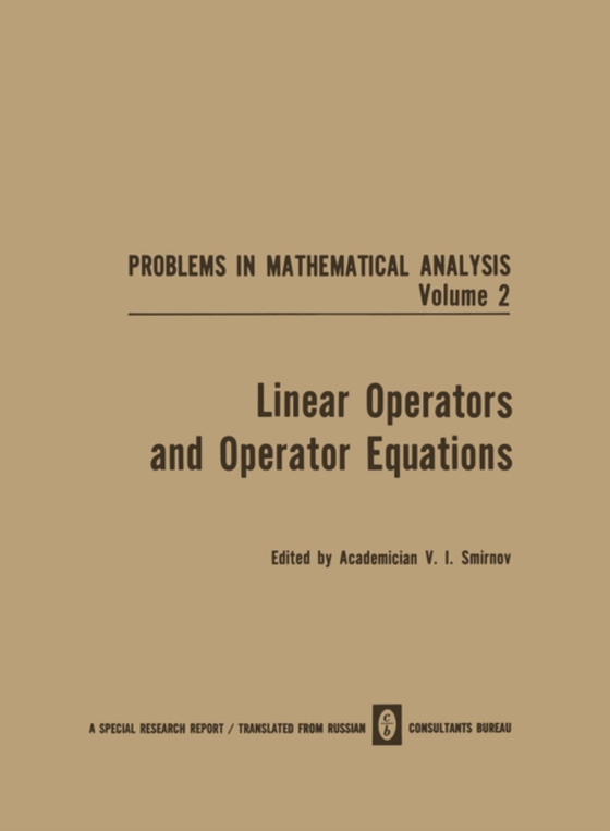 Linear Operators and Operator Equations (e-bog) af -