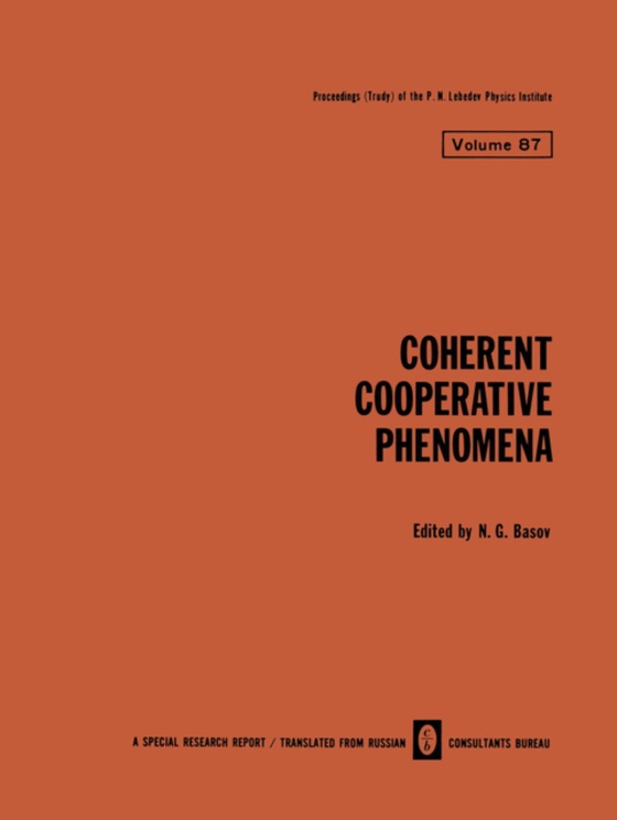 Coherent Cooperative Phenomena (e-bog) af -