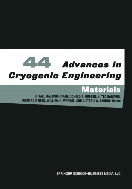 Advances in Cryogenic Engineering Materials (e-bog) af -