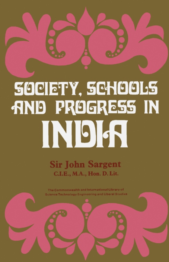 Society, Schools and Progress in India