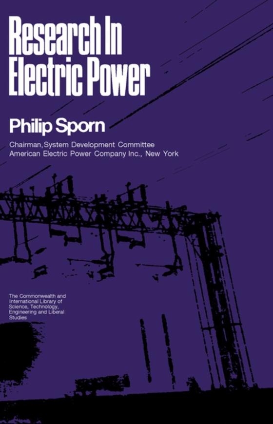 Research in Electric Power (e-bog) af Sporn, Philip