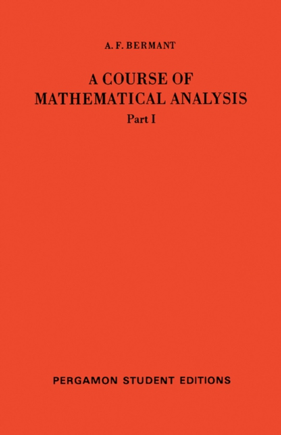 Course of Mathematical Analysis