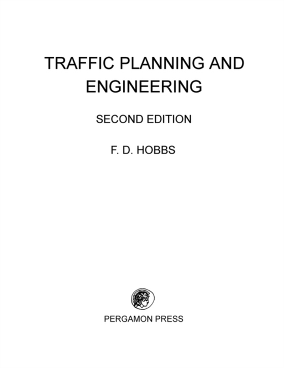 Traffic Planning and Engineering