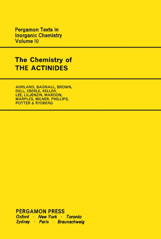 Chemistry of the Actinides