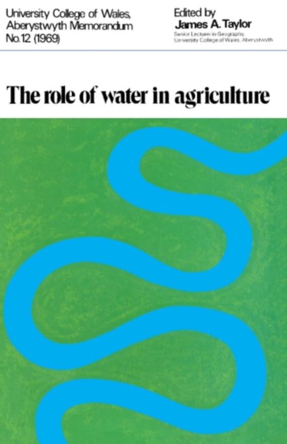 Role of Water in Agriculture (e-bog) af -