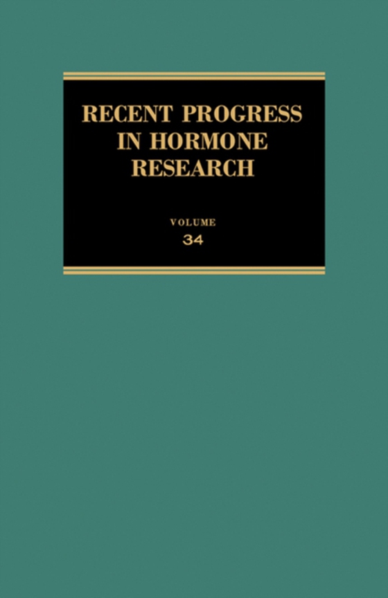 Recent Progress in Hormone Research