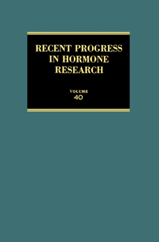 Recent Progress in Hormone Research (e-bog) af -