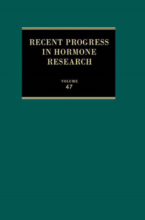 Recent Progress in Hormone Research