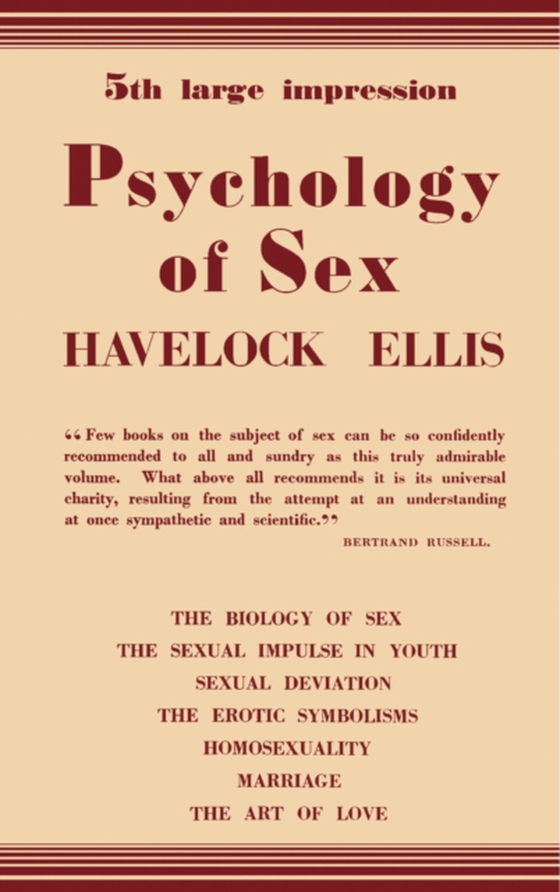 Psychology of Sex (e-bog) af Ellis, Havelock