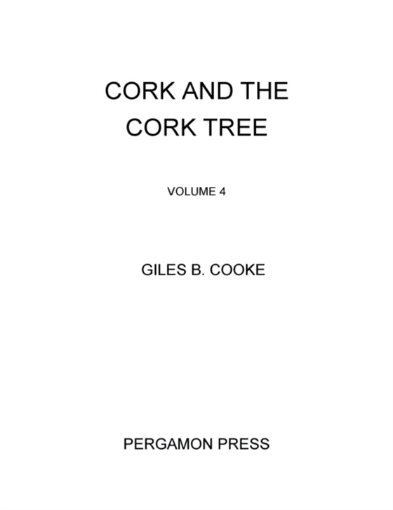 Cork and the Cork Tree (e-bog) af Cooke, Giles B.