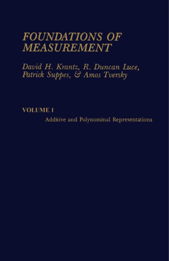 Additive and Polynomial Representations (e-bog) af Suppes, Patrick