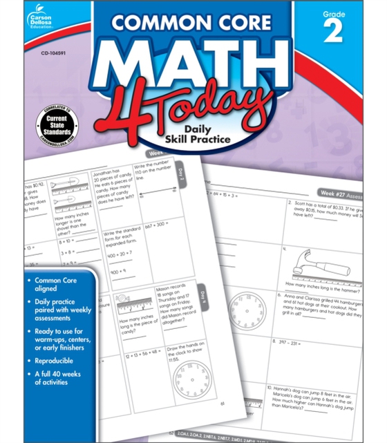 Common Core Math 4 Today, Grade 2 (e-bog) af McCarthy, Erin