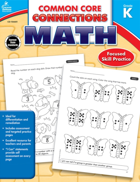 Common Core Connections Math, Grade K