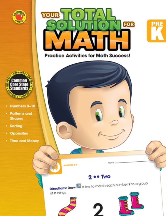 Your Total Solution for Math, Grade PK