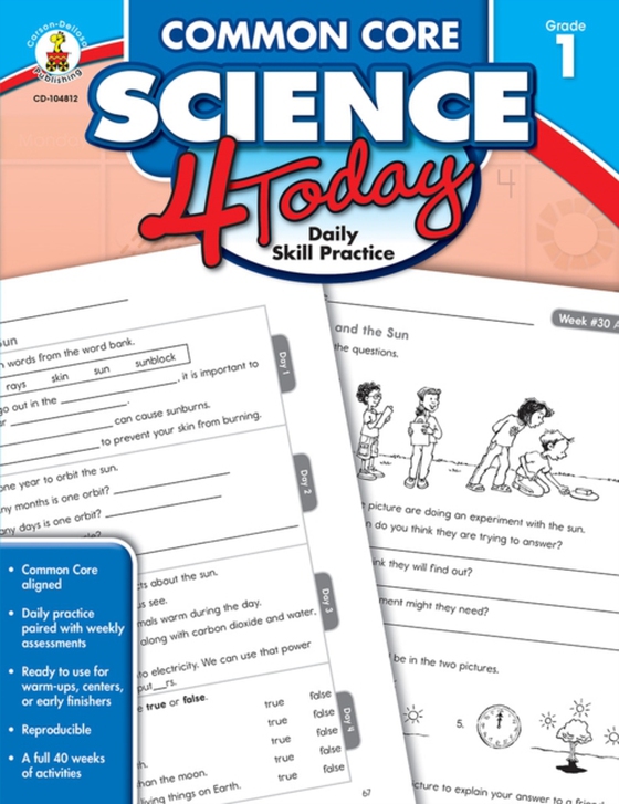 Common Core Science 4 Today, Grade 1