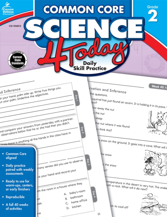 Common Core Science 4 Today, Grade 2