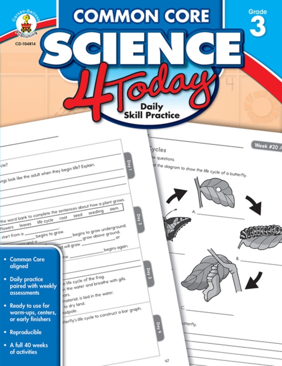 Common Core Science 4 Today, Grade 3