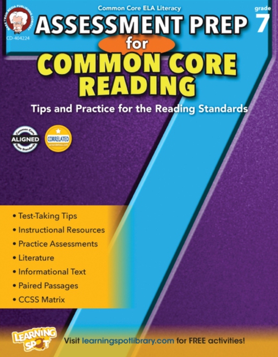 Assessment Prep for Common Core Reading, Grade 7