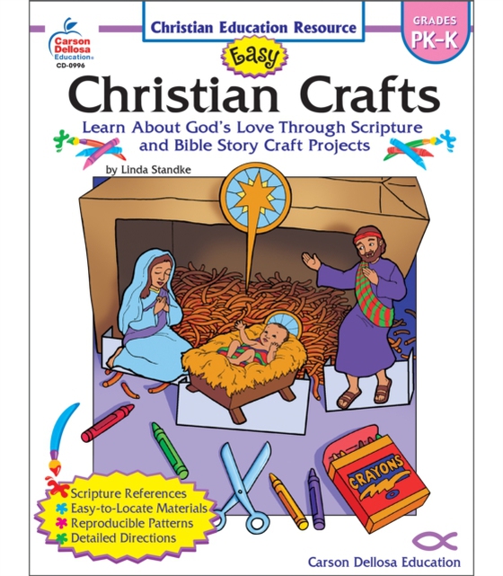 Easy Christian Crafts, Grades PK - K (e-bog) af Standke, Linda