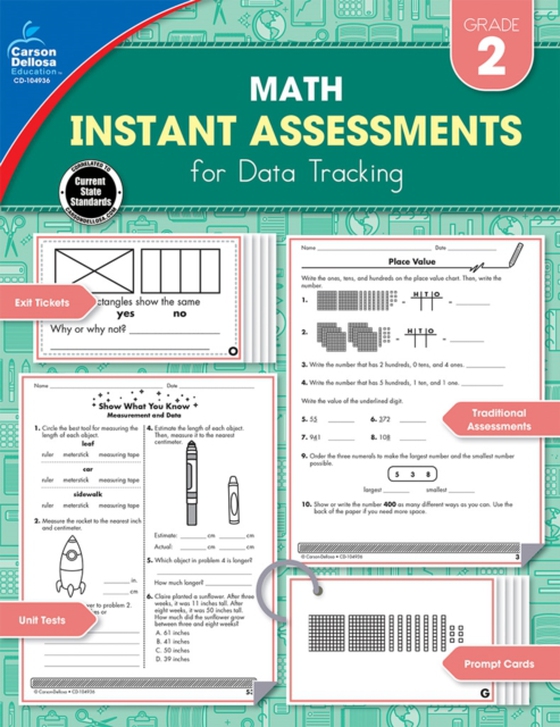 Instant Assessments for Data Tracking, Grade 2 (e-bog) af Carson Dellosa Education