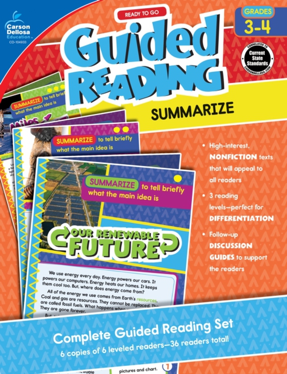 Ready to Go Guided Reading: Summarize, Grades 3 - 4 (e-bog) af Foley, Cate