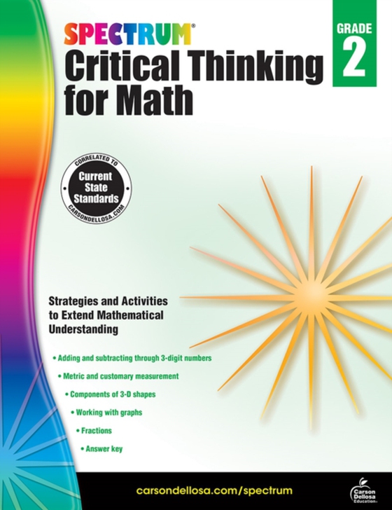 Spectrum Critical Thinking for Math, Grade 2