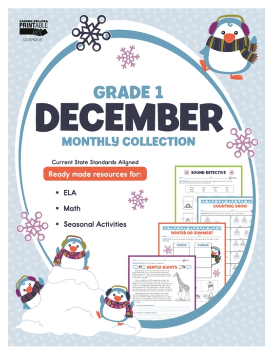 December Monthly Collection, Grade 1 (e-bog) af -