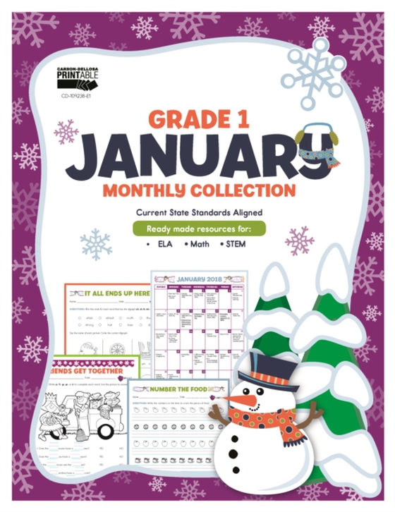 January Monthly Collection, Grade 1