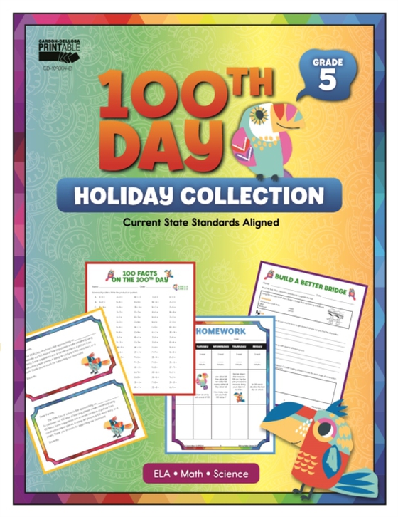 100th Day Holiday Collection, Grade 5