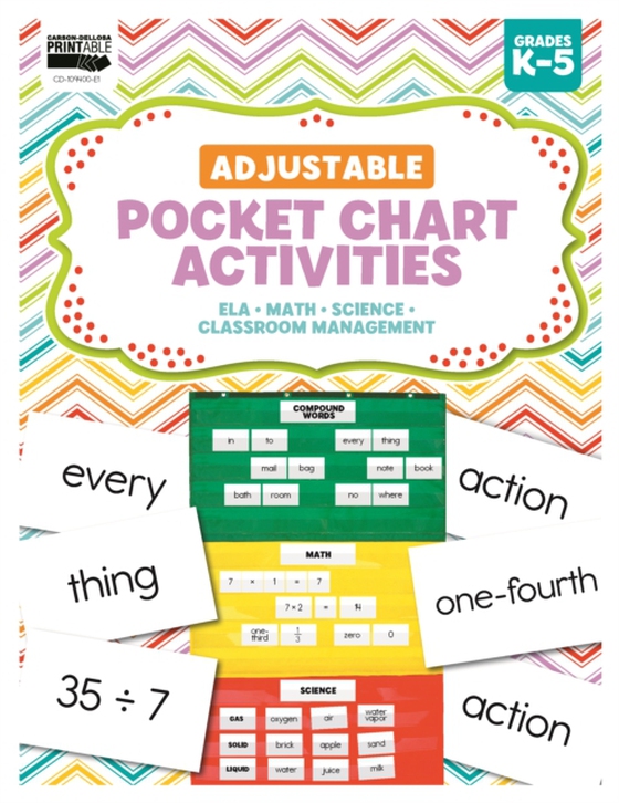 Adjustable Pocket Chart Activities (e-bog) af Carson Dellosa Education