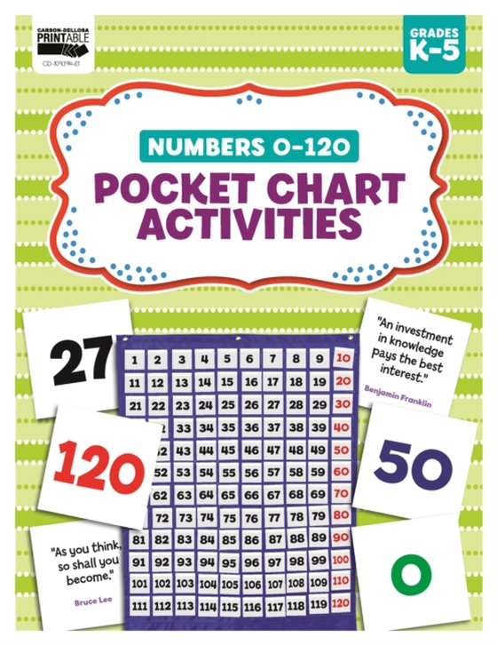 Numbers 0-120 Pocket Chart Activities (e-bog) af Carson Dellosa Education