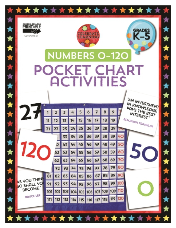 Celebrate Learning Numbers 0-120 Pocket Chart Activities (e-bog) af Carson Dellosa Education