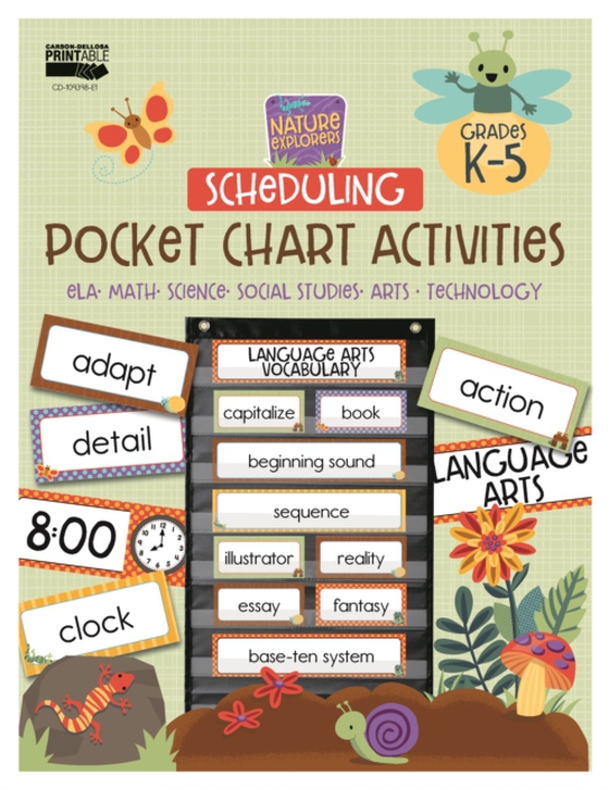 Nature Explorers Scheduling Pocket Chart Activities