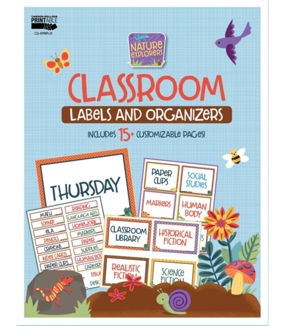 Nature Explorers Labels and Organizers