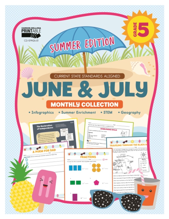 June & July Monthly Collection, Grade 5