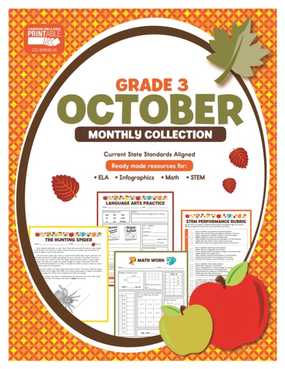 October Monthly Collection, Grade 3