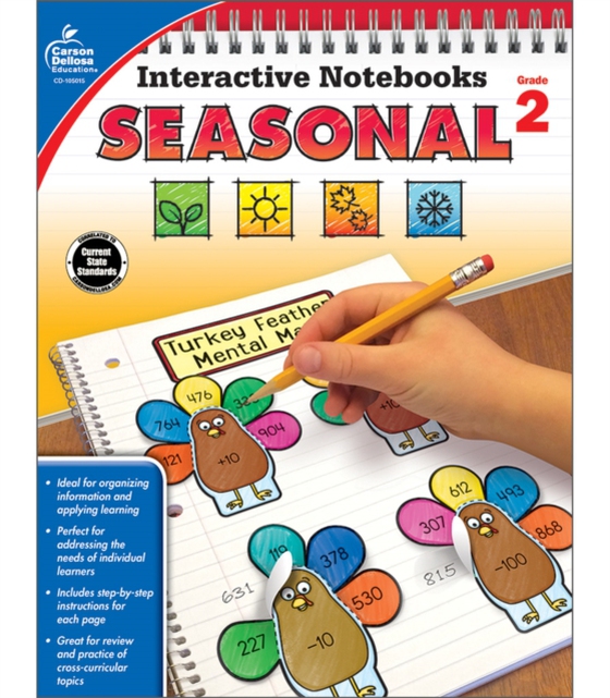 Interactive Notebooks Seasonal, Grade 2