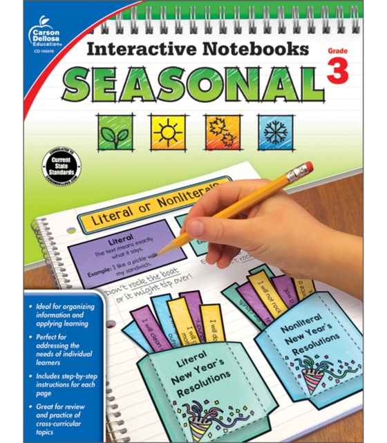 Interactive Notebooks Seasonal, Grade 3