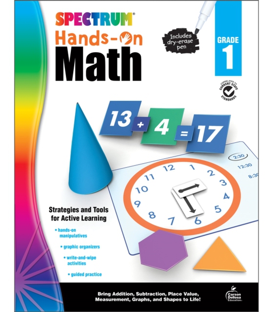 Spectrum Hands-On Math , Grade 1