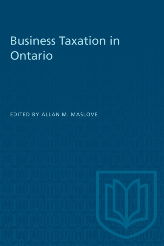 Business Taxation in Ontario