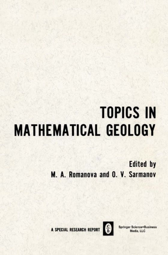 Topics in Mathematical Geology (e-bog) af -