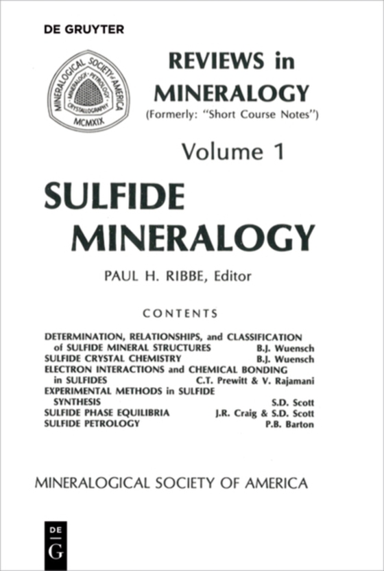 Sulfide Mineralogy (e-bog) af -