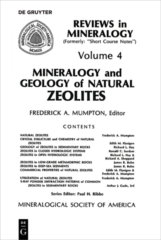 Mineralogy and Geology of Natural Zeolites (e-bog) af -